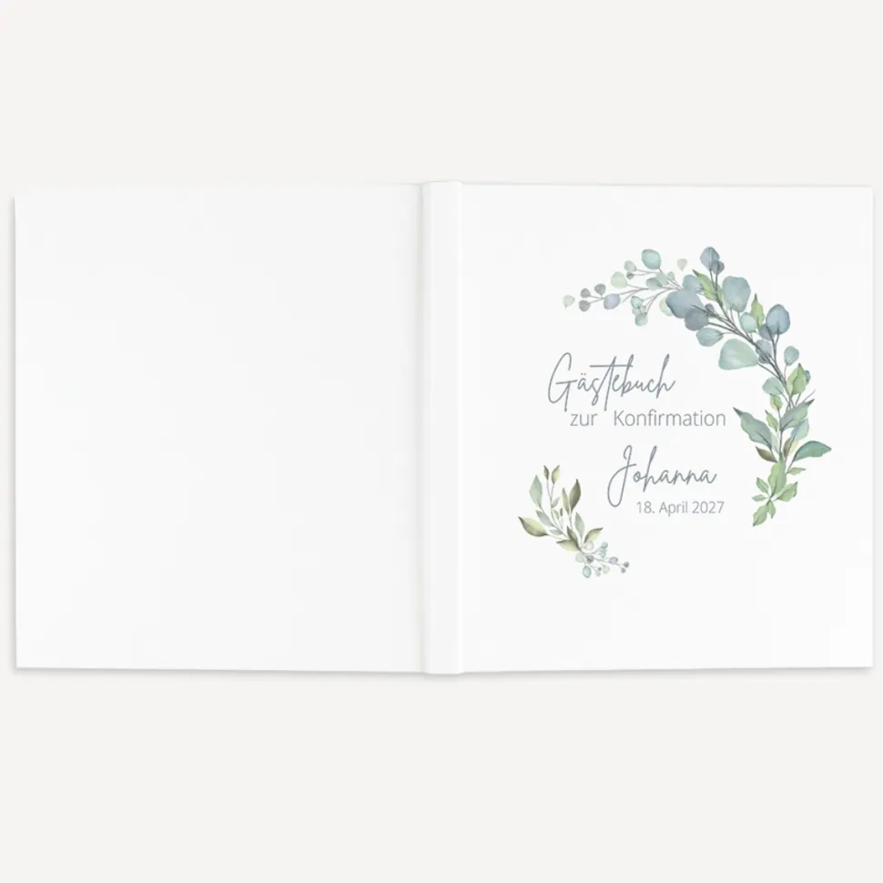 Gästebuch Konfirmation "Naturell"
