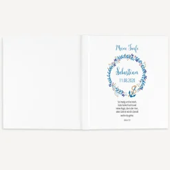 Gästebuch Taufe "Anker mit Kranz"