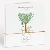 Gästebuch Taufe "Baum Herzen" mit Juteband