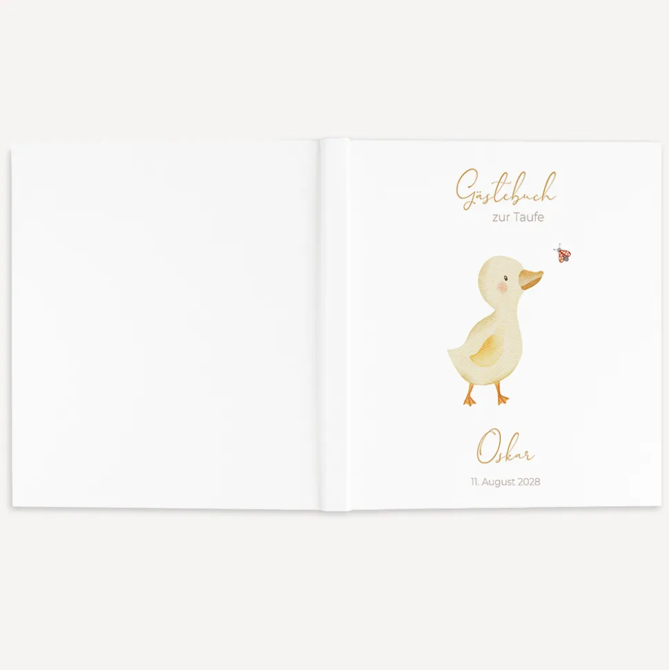 Gästebuch Taufe "Kleine Ente"