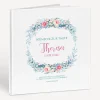 Gästebuch Taufe "Kranz Aquarell"