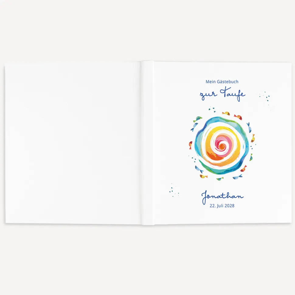 Gästebuch Taufe "Kreislauf des Lebens"