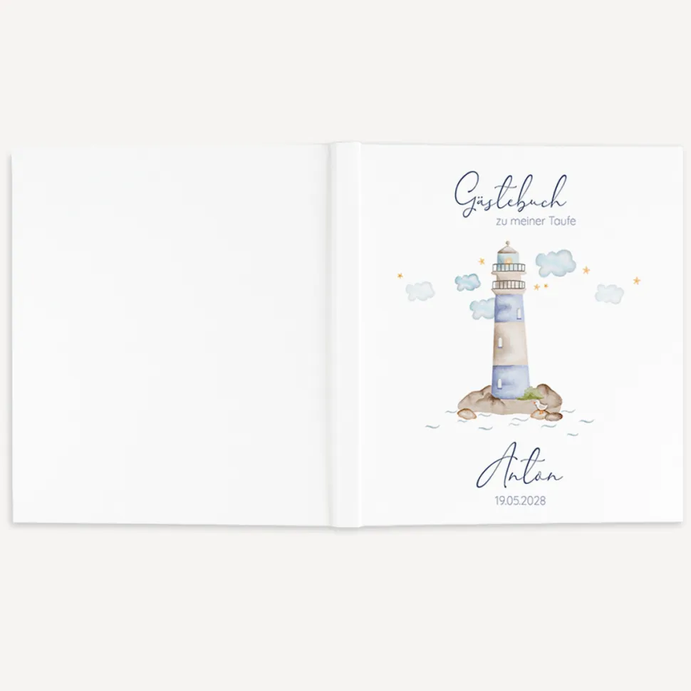 Gästebuch Taufe "Leuchtturm"