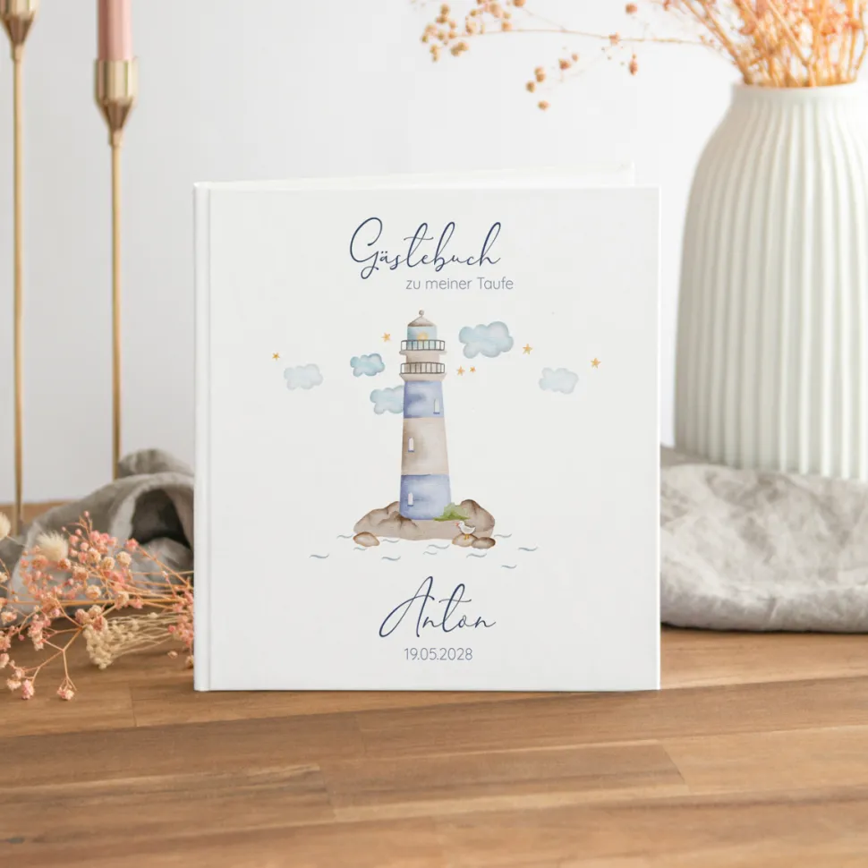 Gästebuch Taufe "Leuchtturm"