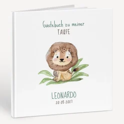 Gästebuch Taufe "Löwe Leo"