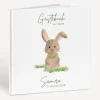 Gästebuch Taufe "Niedlicher Hase"