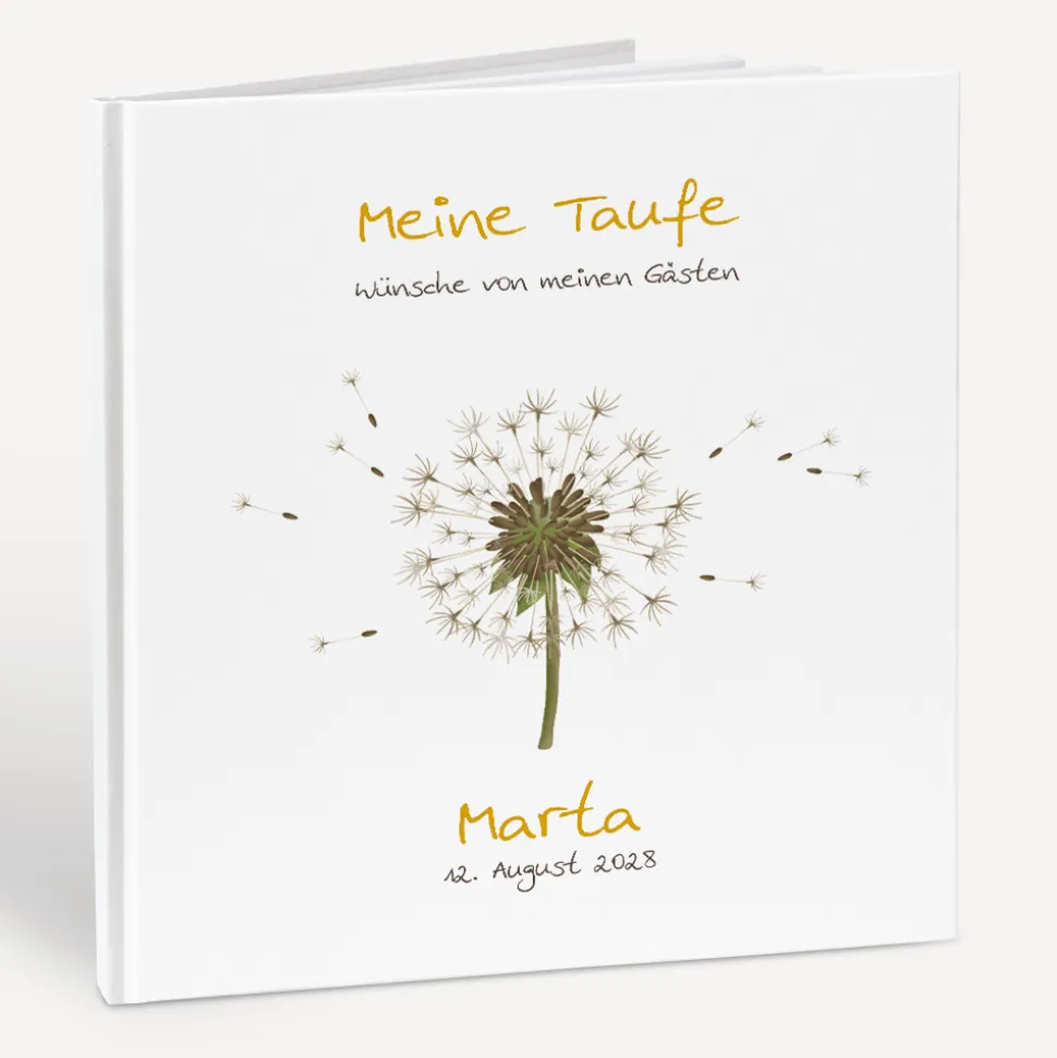 Gästebuch Taufe "Pusteblume"
