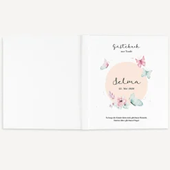 Gästebuch Taufe "Schmetterlinge"