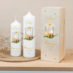 Kerzenbox Holz "Biene im Traumland"