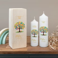 Kerzenbox Holz 