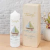 Kerzenbox Holz "Segelboot"