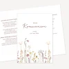 Kirchenheft Taufe "Wildromantische Blüten"