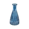 Kleine Flaschenvase blau 6,8 x 14,5 cm