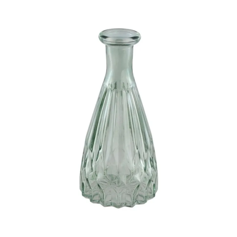 Kleine Flaschenvase salbeigrün 6,8 x 14,5 cm