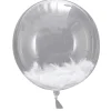 Konfetti Luftballons Federn 3 Stück