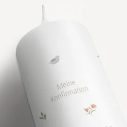 Konfirmationskerze Kleine Symbole