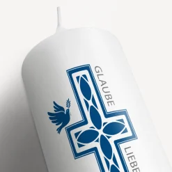 Konfirmationskerze Kreuz Junge