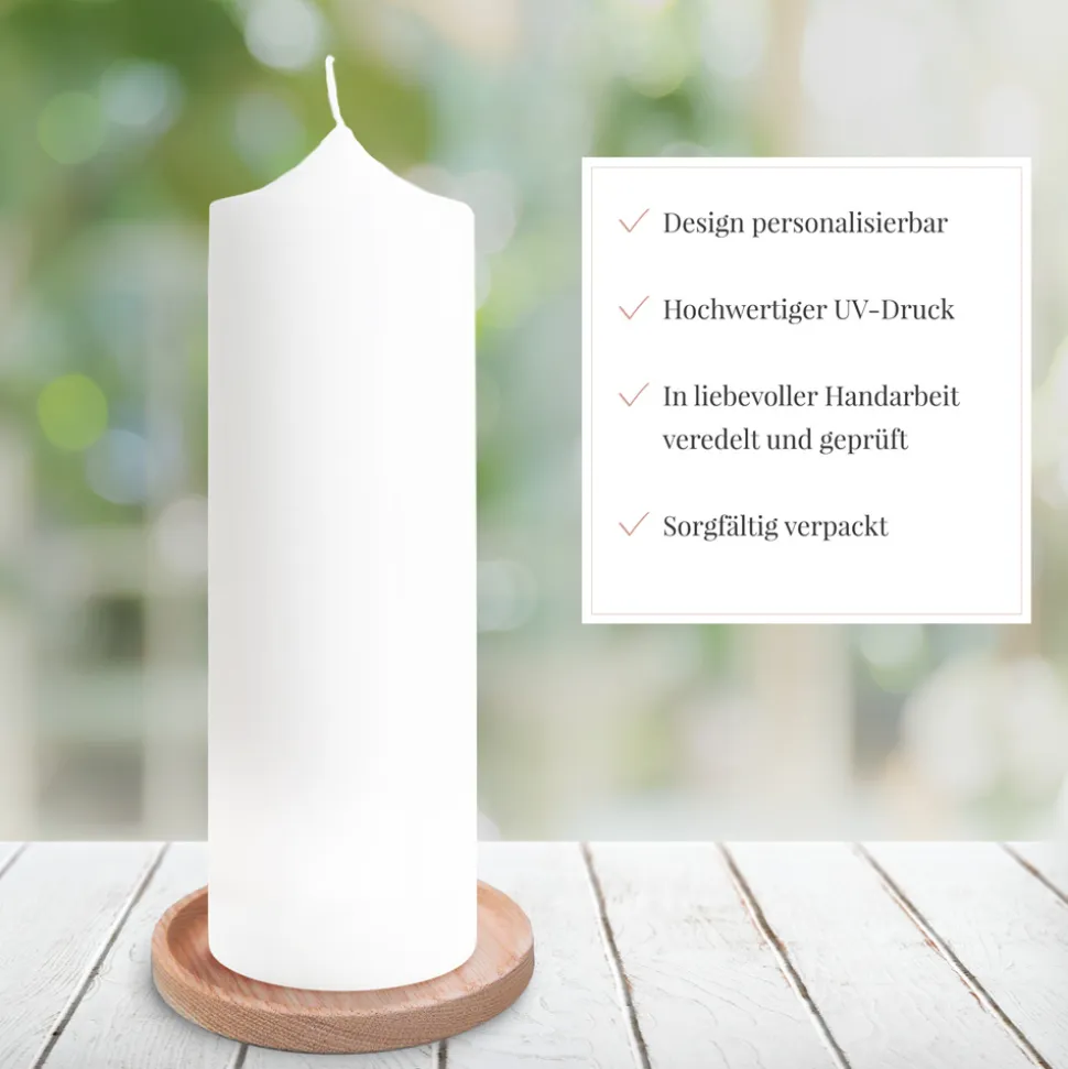 Konfirmationskerze Kreuz Junge