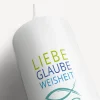 Konfirmationskerze Liebe Glaube Weisheit Junge