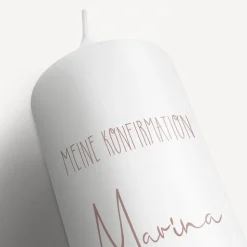 Konfirmationskerze Natur