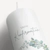 Konfirmationskerze Naturell