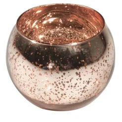 Kugelvase Glas roségold