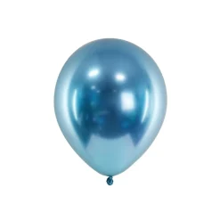Luftballons Metallic Glossy blau 10 Stück