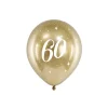 Luftballons Metallic Glossy gold 60. Geburtstag