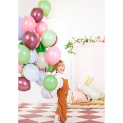 Luftballons Pastell pistaziengrün 10 Stück