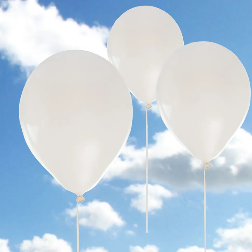 Luftballons weiß 10 Stück