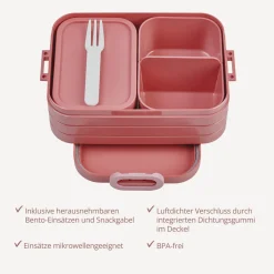 Mepal Bento Lunchbox midi Brotdose Kinder "Kleine Ballerina"