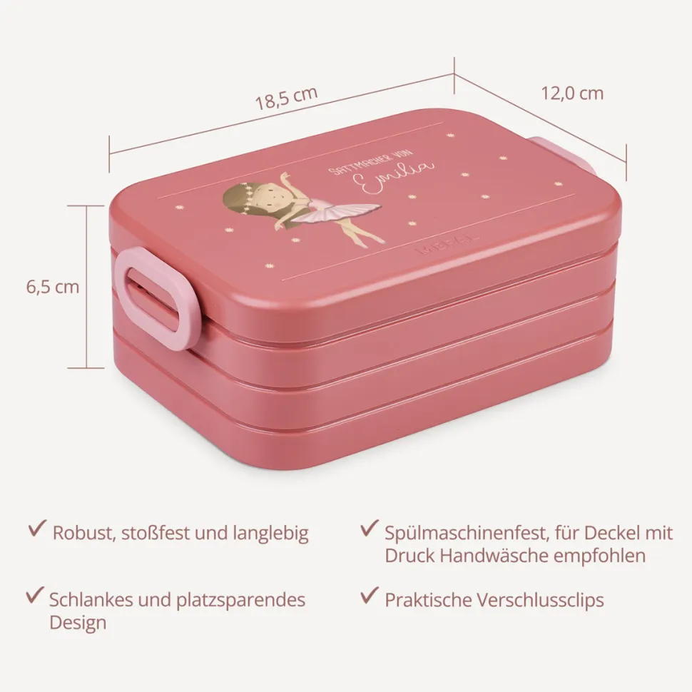 Mepal Bento Lunchbox midi Brotdose Kinder "Kleine Ballerina"