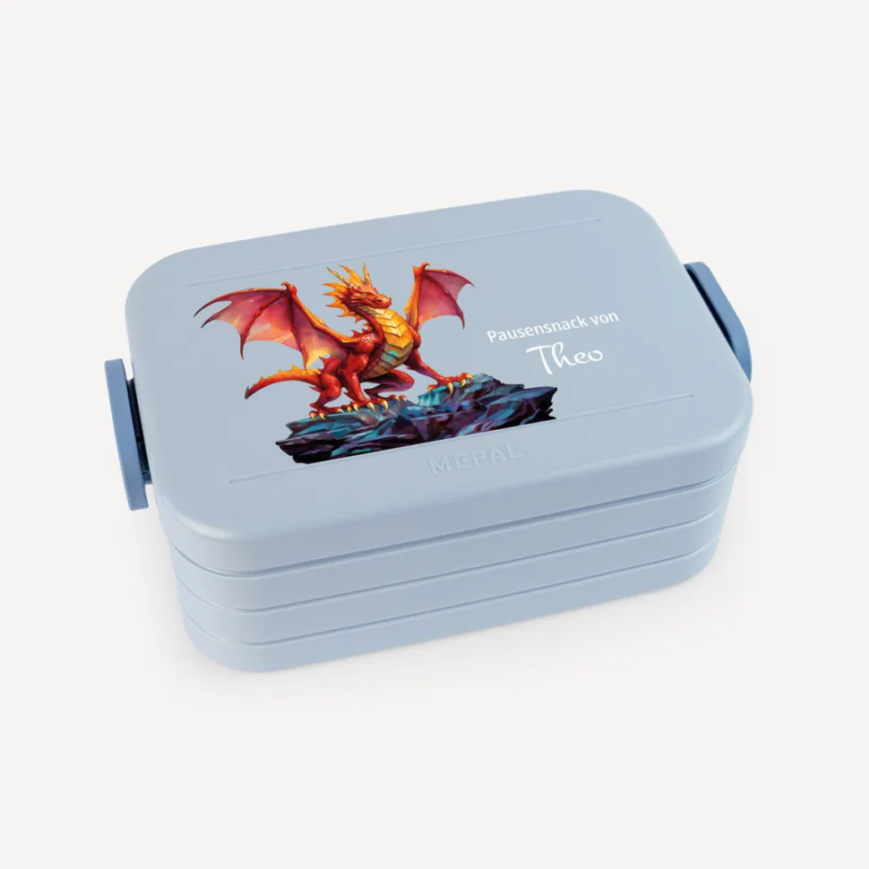 Mepal Bento Lunchbox midi Brotdose Kinder "Mächtiger Drache"