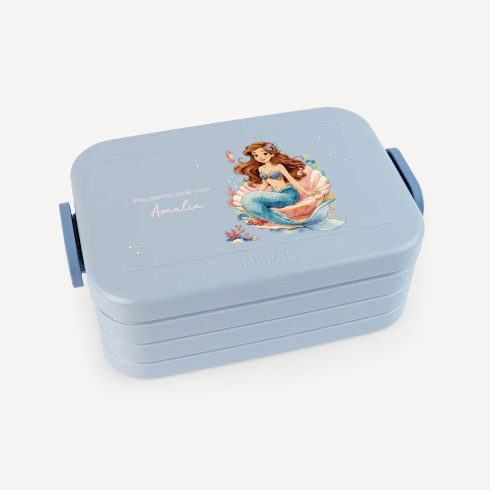 Mepal Bento Lunchbox midi Brotdose Kinder "Kleine Meerjungfrau"
