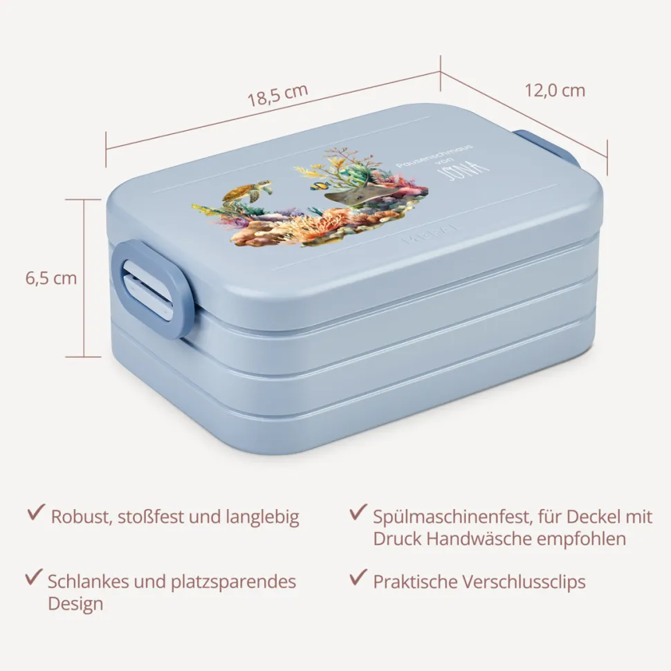 Mepal Bento Lunchbox midi Brotdose Kinder "Ozean"