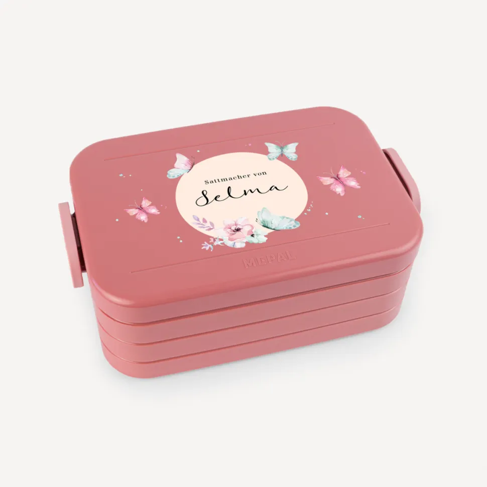 Mepal Bento Lunchbox midi Brotdose Kinder "Schmetterlinge"
