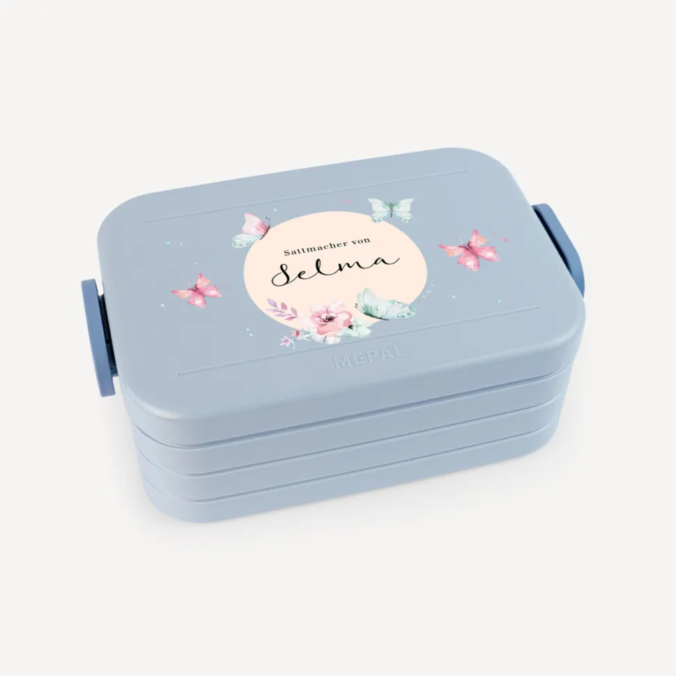 Mepal Bento Lunchbox midi Brotdose Kinder "Schmetterlinge"