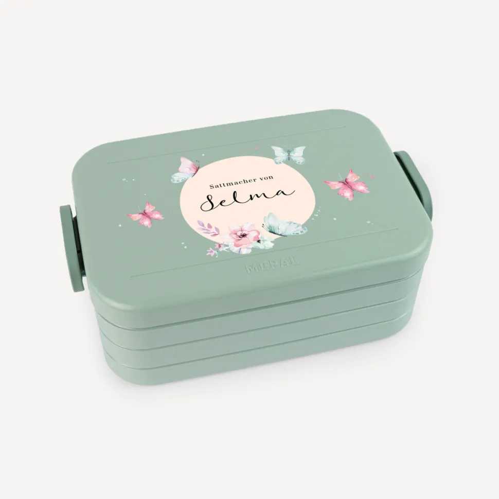 Mepal Bento Lunchbox midi Brotdose Kinder "Schmetterlinge"