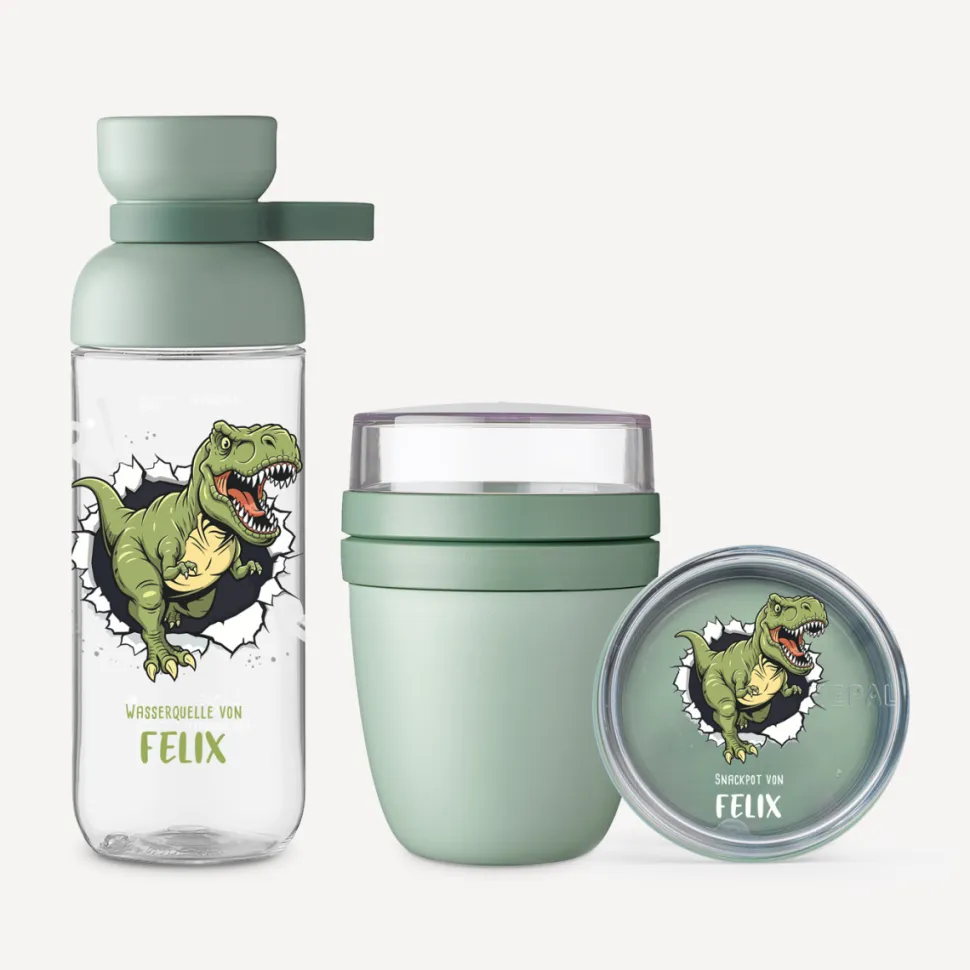 Mepal Müslibecher to go Kinder 300 ml "Dinosaurier Wilder T-Rex"