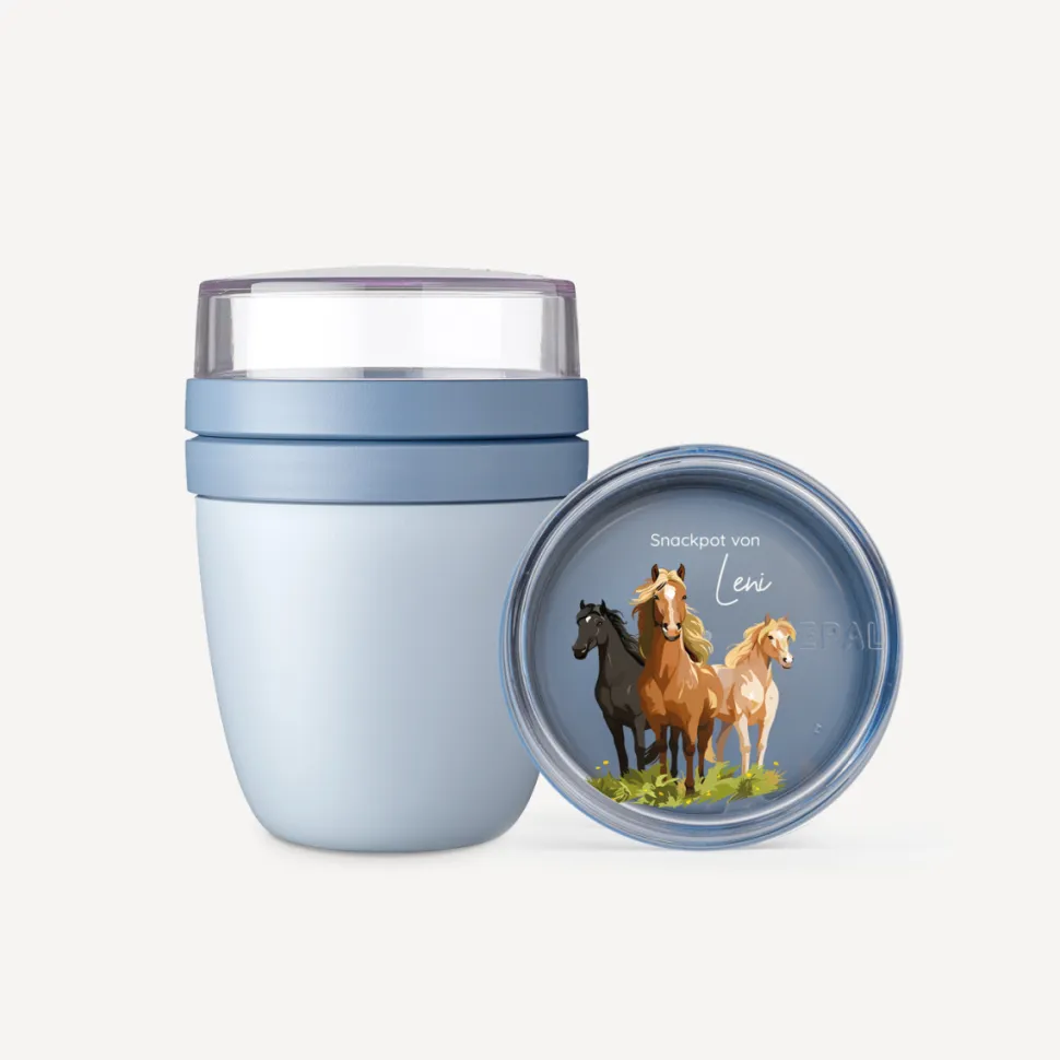 Mepal Müslibecher to go Kinder 300 ml "Pferde"