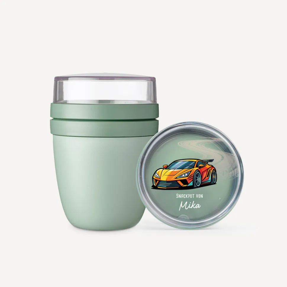 Mepal Müslibecher to go Kinder 300 ml "Rennauto"