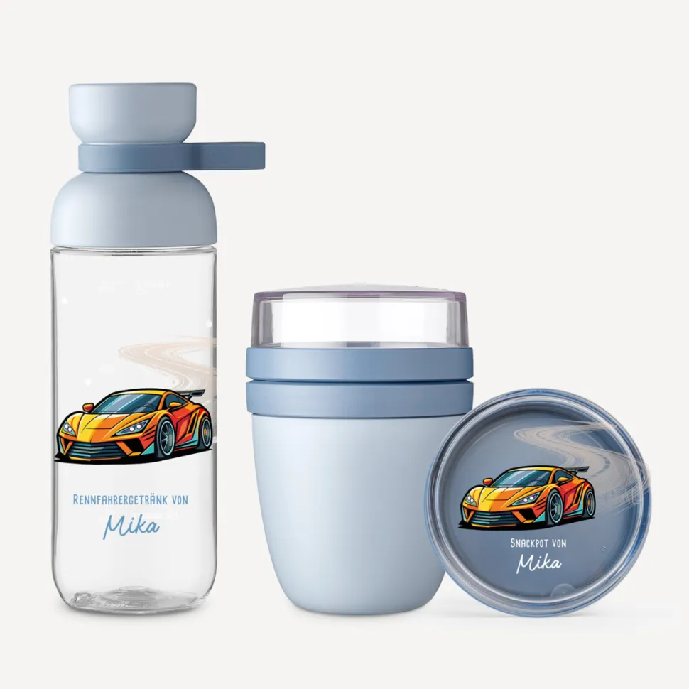 Mepal Müslibecher to go Kinder 300 ml "Rennauto"