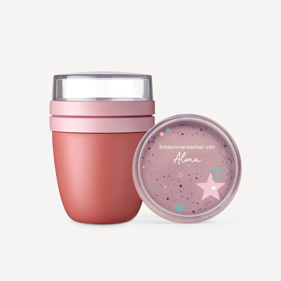 Mepal Müslibecher to go Kinder 300 ml "Tanzende Sterne"