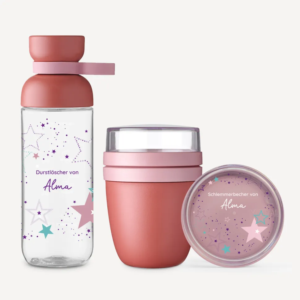 Mepal Müslibecher to go Kinder 300 ml "Tanzende Sterne"