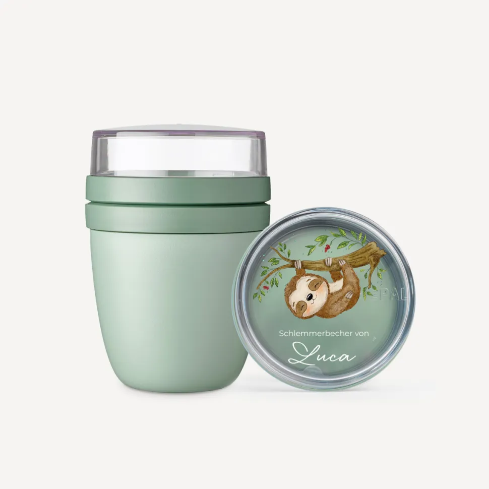 Mepal Müslibecher to go Kinder 300 ml "Faultier Fridolin"
