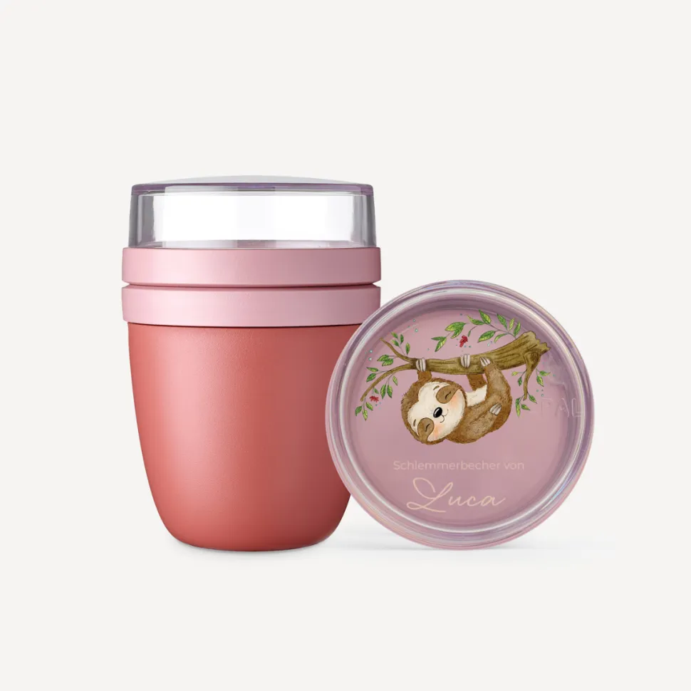 Mepal Müslibecher to go Kinder 300 ml "Faultier Fridolin"