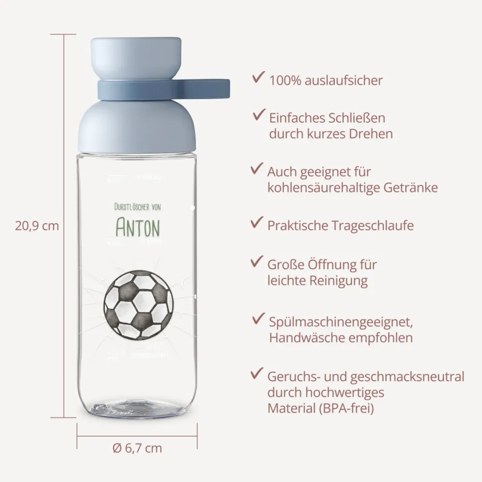 Mepal Trinkflasche Kinder 500 ml Vita "Fußball"