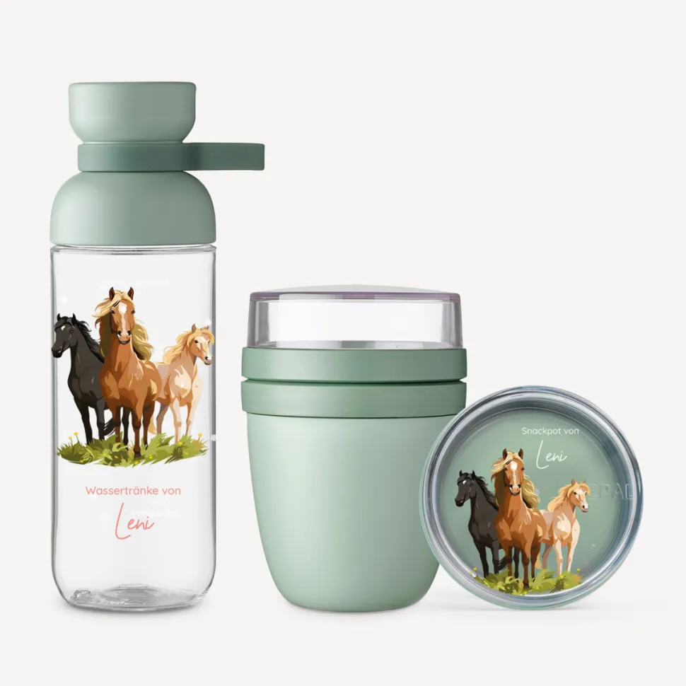 Mepal Trinkflasche Kinder 500 ml Vita "Pferde"