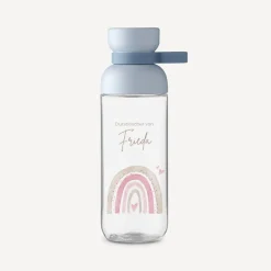 Mepal Trinkflasche Kinder 500 ml Vita "Regenbogen mit Herzen Pastell"