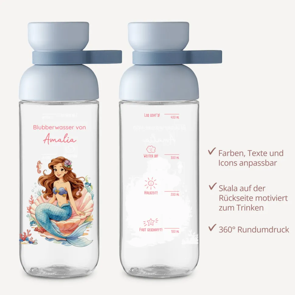 Mepal Trinkflasche Kinder 500 ml Vita "Kleine Meerjungfrau"